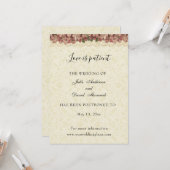 Hochzeitaufschub Neudatum Religiöse Vintag Karte (Vorderseite/Rückseite Beispiel)