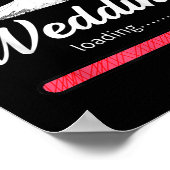 Hochzeitbeladung - Verlobung Marr Poster (Ecke)