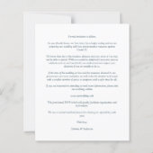 Hochzeitbudget Minimalistisch Beach Summer Foto (Rückseite)