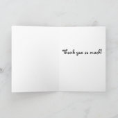 HochzeitDanke III Dankeskarte (Innenseite)