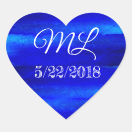 Hochzeitdatenstube und Aufkleber für das Herz des 