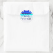 Hochzeitdatum und Aufkleber (Tasche)