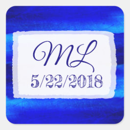 Hochzeitdatum und Aufkleber