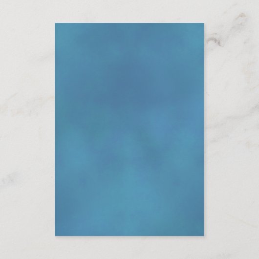 Hochzeitdetails Türkisblau Rose QR Code Encl Begleitkarte (Rückseite)