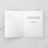 Hochzeitdoves Herzlichen Glückwunsch Karte (Innenseite)