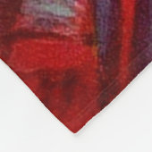 Hochzeitdruck der 30er Jahre Fleecedecke (Ecke)