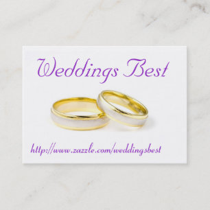 Hochzeiten am besten visitenkarte