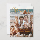 Hochzeiten am Meer am Strand Ankündigung (Vorderseite)