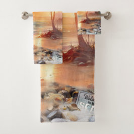 Hochzeiten am Meer am Strand Badhandtuch Set