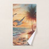 Hochzeiten am Meer am Strand Badhandtuch Set (Handtuch)