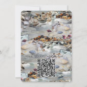 Hochzeiten am Meer am Strand Einladung (Rückseite)