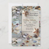 Hochzeiten am Meer am Strand Einladung (Vorderseite)