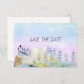 Hochzeiten am See im Gebirge Save The Date (Vorne/Hinten)