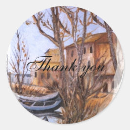 Hochzeiten am Strand Runder Aufkleber