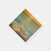 Hochzeiten am Strand Serviette (Ecke)