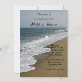 Hochzeiten am Strand und am Meer Einladung