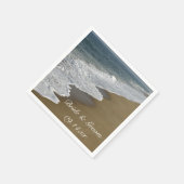 Hochzeiten am Strand und am Meer Serviette (Ecke)