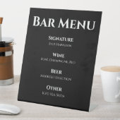 Hochzeiten-Bar Sockelschild (In Situ)