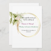 Hochzeiten Einladung (Vorne/Hinten)