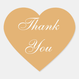 Hochzeiten Einladung Earth Yellow Herz-Aufkleber