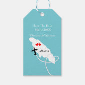 Hochzeiten im Ausland Save the Date Jamaika Geschenkanhänger (Vorderseite)
