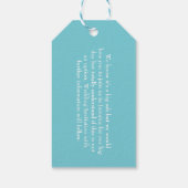 Hochzeiten im Ausland Save the Date Jamaika Geschenkanhänger (Rückseite)