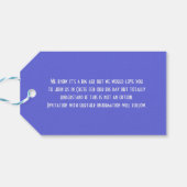 Hochzeiten im Ausland Save the Date Kreta Geschenkanhänger (Rückseite Horizontal)