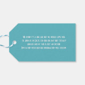 Hochzeiten im Ausland Save the Date Kreta Geschenkanhänger (Rückseite Horizontal)