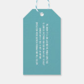 Hochzeiten im Ausland - Zypern Save the Date Geschenkanhänger (Rückseite)