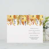 Hochzeiten im Herbst für Wasserfarben (Stehend Vorderseite)