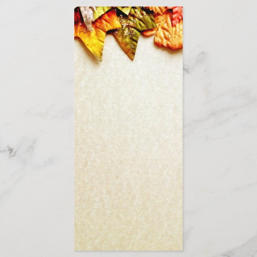 Hochzeiten im Herbst im Herbst Programm (Rückseite)