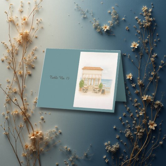 Hochzeiten im Mittelmeer an der Küste Tischnummern