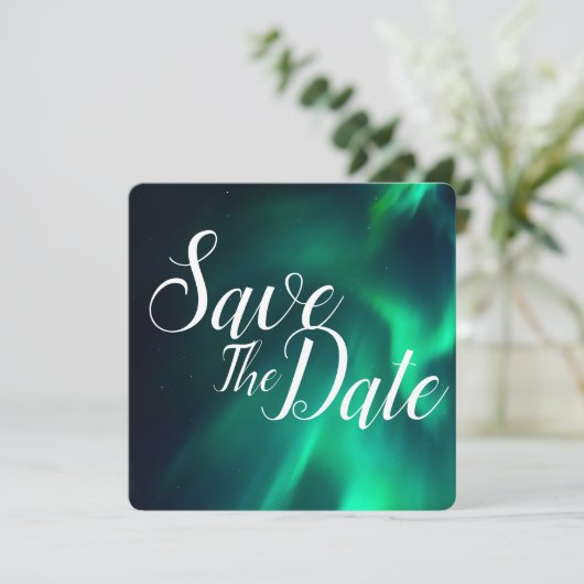 Hochzeiten im Norden retten das Datum Save The Date (Stehend Vorderseite)