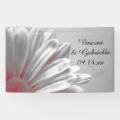 Hochzeiten in Rot und Grau Banner (Horizontal)