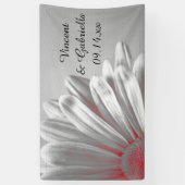 Hochzeiten in Rot und Grau Banner (Vertikal)