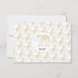 Hochzeiten in Urlaubsort im Ausland - Thailand UAW RSVP Karte