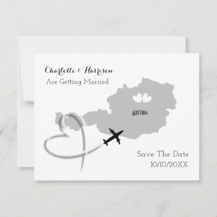 Hochzeiten in Urlaubsort - Österreich Save the Dat Date