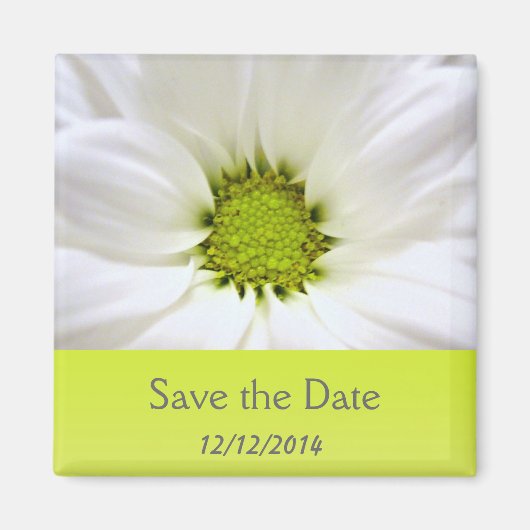 Hochzeiten in weißer Blume Magnet (Vorne)