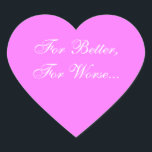 Hochzeiten laden Fuchsia Pink ein Herz-Aufkleber<br><div class="desc">Color Coordinating Fuchsia Pink Customizable Wedding Fuchsia Pink and White Invite Umschlag Aufklebers Stickers - Bridal Show Händler im Allgemeinen versuchen zu entschlüsseln: Was sind die besten Hochzeits-Briefmarke Designs in diesem Jahr? Diese formellen und eines der besten Designer Siegel für Wedding Fuchsia Pink und White gelten als Ergänzung zu den...</div>