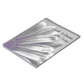 Hochzeiten lila und grau notizblock (Linke Seite)