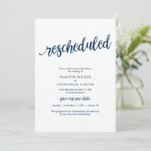 Hochzeiten, Marineblau, Ankündigung (Stehend Vorderseite)