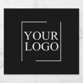 Hochzeiten Moderne Elegante Personalisierte Gesche Schaumweinetikett (Einzelnes Label)