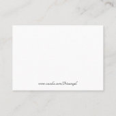 Hochzeiten Platzkarten Irische Kleeblätter (Rückseite)