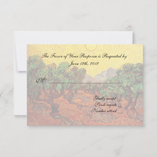 Hochzeiten RSVP-Karte. RSVP Karte