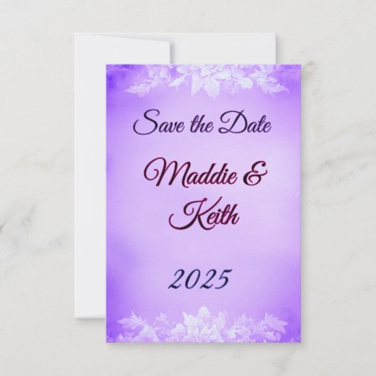 Hochzeiten Save The Date (Vorderseite)