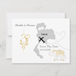 Hochzeiten Save the Date im Ausland