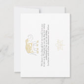 Hochzeiten Save the Date im Ausland (Rückseite)