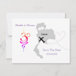 Hochzeiten Save the Date im Ausland