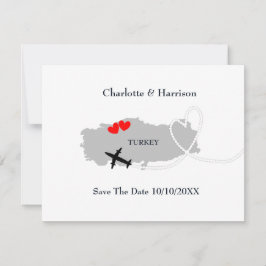 Hochzeiten Save the Date im Ausland