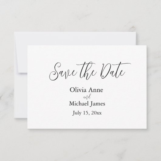 Hochzeiten Save the Date Vorlagen (Vorderseite)